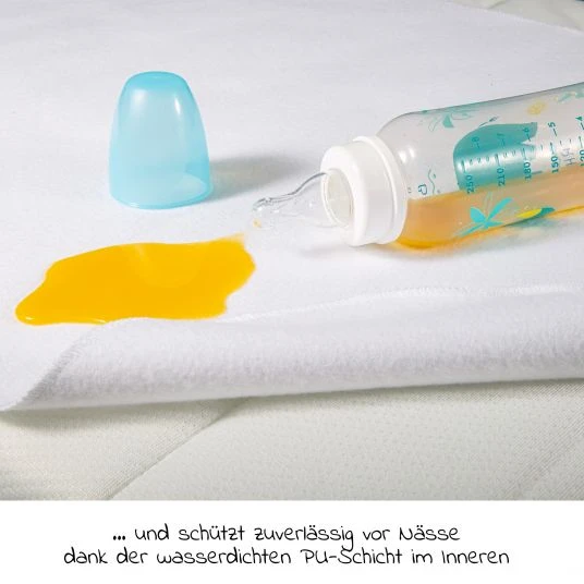 Makian Wasserdichte Betteinlage / Matratzenauflage - Molton 70 x 100 cm 3 Makian Wasserdichte Betteinlage / Matratzenauflage - Molton 70 x 100 cm – Bild 3