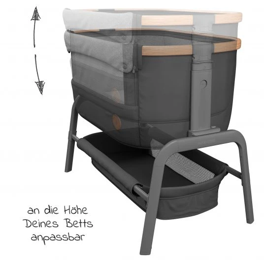 Maxi-Cosi Beistellbett Iora klappbar, inkl. Matratze & Reisetasche - Essential Graphite - Kollektion 2022 5 Maxi-Cosi Beistellbett Iora klappbar, inkl. Matratze & Reisetasche - Essential Graphite - Kollektion 2022 – Bild 5