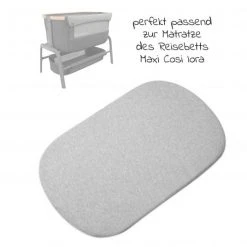 Maxi-Cosi Spannbetttuch 2er Pack für Beistellbett Iora - Weiß / Grau - Kollektion 2022 -Wohnen & Schlafen Verkäufe maxi cosi spannbetttuch 2er pack fur beistellbett iora weiss grau 2107455110 d2