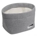 Meyco Aufbewahrungskorb Medium - Knit Basic - Grau 5 Meyco Aufbewahrungskorb Medium - Knit Basic - Grau – Bild 5