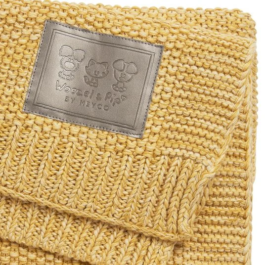 Meyco Baumwoll-Decke 75 x 100 cm - Woezel & Pip - Gelb 3 Meyco Baumwoll-Decke 75 x 100 cm - Woezel & Pip - Gelb – Bild 3