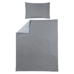 Meyco Bettwäsche 100 x 135 - Grau Hellgrau