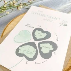 Mintkind Baby-Rubbelkarte - Schwangerschaft - Du wirst Onkel -Wohnen & Schlafen Verkäufe mintkind baby rubbelkarte schwangerschaft du wirst onkel pkr onkel d2