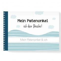 Mintkind Erinnerungsbuch / Familienbuch / Babybuch - Mein Patenonkel und ich