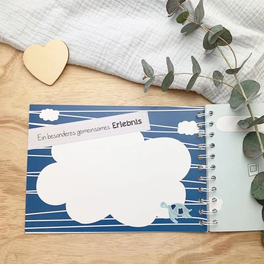 Mintkind Erinnerungsbuch / Familienbuch / Babybuch - Mein Patenonkel und ich 4 Mintkind Erinnerungsbuch / Familienbuch / Babybuch - Mein Patenonkel und ich – Bild 4