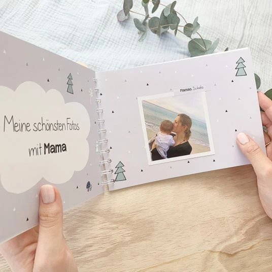 Mintkind Erinnerungsbuch / Familienbuch / Babybuch - Meine Mama und ich 2 Mintkind Erinnerungsbuch / Familienbuch / Babybuch - Meine Mama und ich – Bild 2