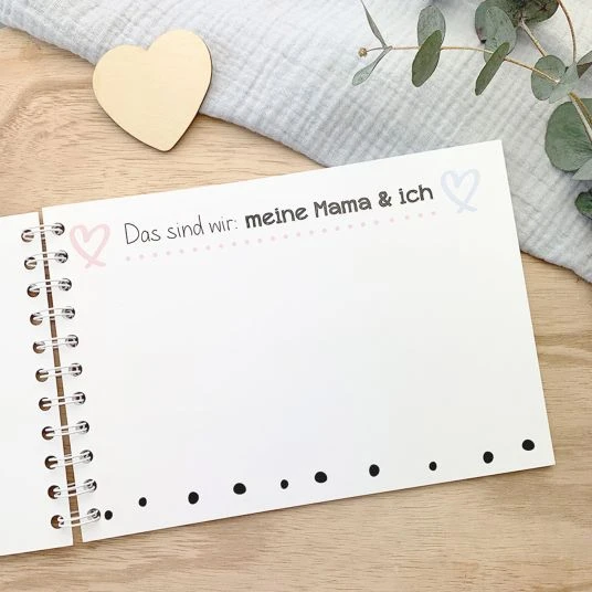 Mintkind Erinnerungsbuch / Familienbuch / Babybuch - Meine Mama und ich 3 Mintkind Erinnerungsbuch / Familienbuch / Babybuch - Meine Mama und ich – Bild 3