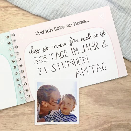 Mintkind Erinnerungsbuch / Familienbuch / Babybuch - Meine Mama und ich 5 Mintkind Erinnerungsbuch / Familienbuch / Babybuch - Meine Mama und ich – Bild 5