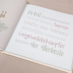 Mintkind Familien- & Geschenkbuch - Opa, du bist toll -Wohnen & Schlafen Verkäufe mintkind familien geschenkbuch opa du bist toll hb opa d3