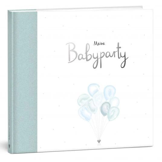 Mintkind Gästebuch / Babypartybuch - Meine Babyparty - Blau 1 Mintkind Gästebuch / Babypartybuch - Meine Babyparty - Blau