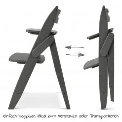 Moji Hochstuhl Yippy Trunk - flach klappbar, mitwachsend, Vollholz - Pearl -Wohnen & Schlafen Verkäufe moji hochstuhl yippy trunk flach klappbar mitwachsend vollholz pearl 12003300407 d2