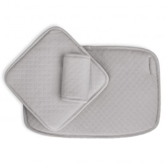 Moji Kissen Set (Bezüge für Schutzbügel, Rückenlehne und Sitz) für Yippy Hochstuhl - Birch 1 Moji Kissen Set (Bezüge für Schutzbügel, Rückenlehne und Sitz) für Yippy Hochstuhl - Birch