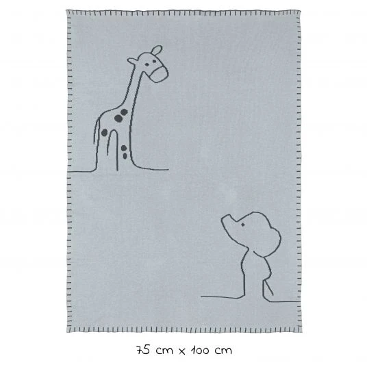 Nattou Kuscheldecke 75 x 100 cm - Luna & Axel 2 Nattou Kuscheldecke 75 x 100 cm - Luna & Axel – Bild 2