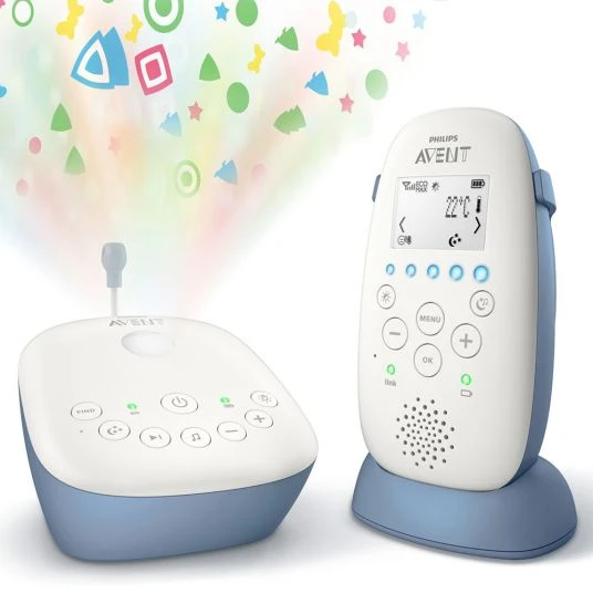 Philips Avent Babyphone DECT mit Smart Eco Mode & Projektor - SCD735/26 1 Philips Avent Babyphone DECT mit Smart Eco Mode & Projektor - SCD735/26