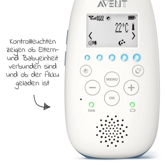 Philips Avent Babyphone DECT mit Smart Eco Mode & Projektor - SCD735/26 3 Philips Avent Babyphone DECT mit Smart Eco Mode & Projektor - SCD735/26 – Bild 3