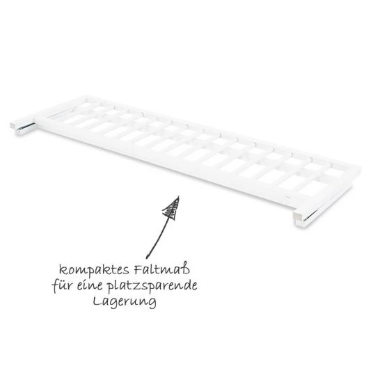 Pinolino Bettschutzgitter Classic Weiß 90 cm - Buche massiv 2 Pinolino Bettschutzgitter Classic Weiß 90 cm - Buche massiv – Bild 2