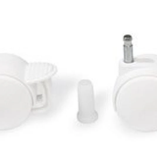 Pinolino Rollensatz Bett mit Hülsen - Weiß 1 Pinolino Rollensatz Bett mit Hülsen - Weiß