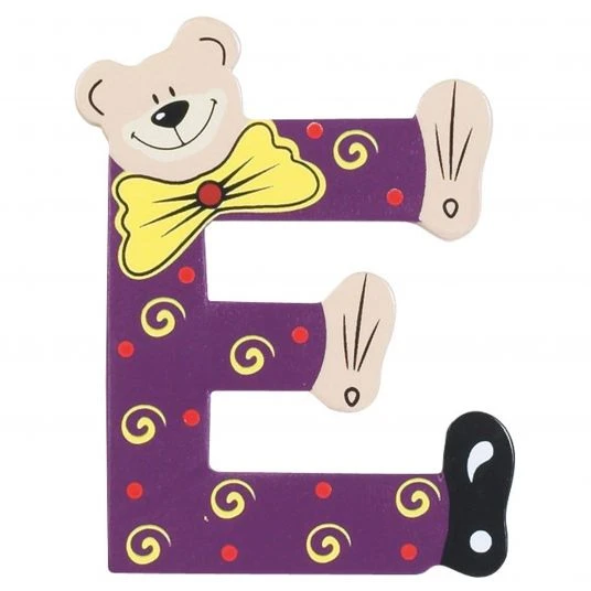 Playshoes Holzbuchstabe E - Bär 1 Playshoes Holzbuchstabe E - Bär
