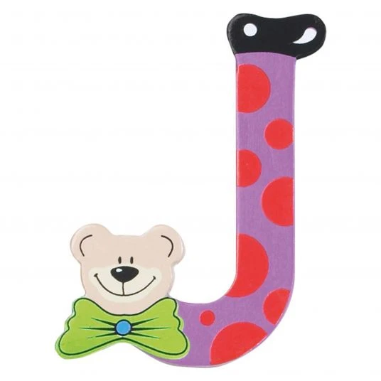 Playshoes Holzbuchstabe J - Bär 1 Playshoes Holzbuchstabe J - Bär