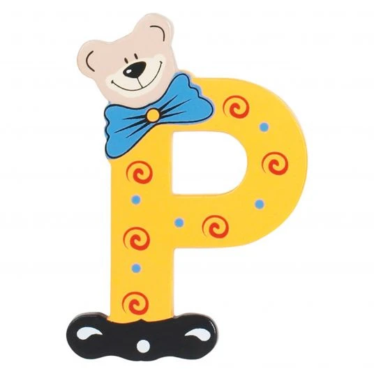 Playshoes Holzbuchstabe P - Bär 1 Playshoes Holzbuchstabe P - Bär