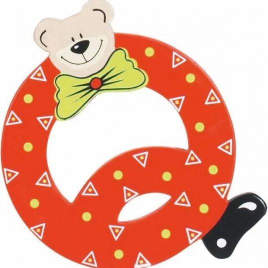 Playshoes Holzbuchstabe Q - Bär 1 Playshoes Holzbuchstabe Q - Bär