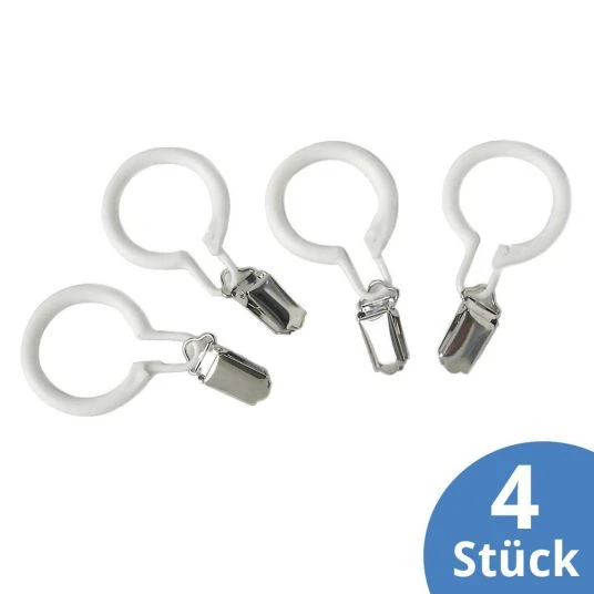 Reer Bettdeckenhalter 4er Pack - Weiß 1 Reer Bettdeckenhalter 4er Pack - Weiß