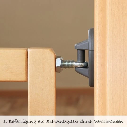 Reer Klemm- & Schraubgitter Active Lock Holz 75 - 104,5 cm 2 Reer Klemm- & Schraubgitter Active Lock Holz 75 - 104,5 cm – Bild 2