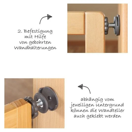 Reer Klemm- & Schraubgitter Active Lock Holz 75 - 104,5 cm 3 Reer Klemm- & Schraubgitter Active Lock Holz 75 - 104,5 cm – Bild 3