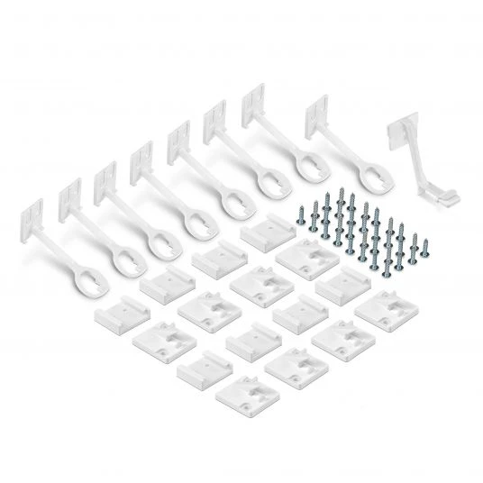 Reer Schubladen- & Schranksicherung 8er Pack mit Montagehilfe - Weiß 2 Reer Schubladen- & Schranksicherung 8er Pack mit Montagehilfe - Weiß – Bild 2