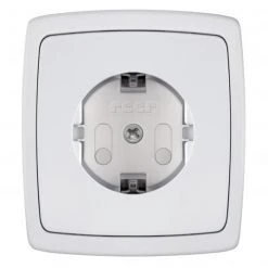 Reer Steckdosenschutz 20er Pack zum Schrauben - Weiß