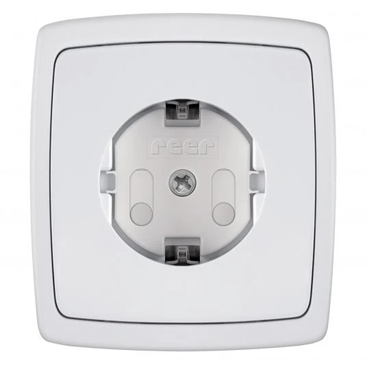 Reer Steckdosenschutz 20er Pack zum Schrauben - Weiß 1 Reer Steckdosenschutz 20er Pack zum Schrauben - Weiß