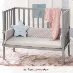 Roba 2in1 Beistellbett, Bank & Matratze & Nestchen Roba Style - Silbergrau - Taupe 9 Roba 2in1 Beistellbett, Bank & Matratze & Nestchen Roba Style - Silbergrau - Taupe -Wohnen & Schlafen Verkäufe roba 2in1 beistellbett bank matratze nestchen roba style silbergrau taupe 8970 tp 8v230 d3