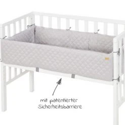 Roba 2in1 Beistellbett, Bank & Matratze & Nestchen Roba Style - Silbergrau - Weiß -Wohnen & Schlafen Verkäufe roba 2in1 beistellbett bank matratze nestchen roba style silbergrau weiss 8970 we 8v230 d5