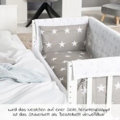 Roba 3in1 Stubenbett, Beistellbett, Bank & Textile-Ausstattung - Little Stars - Weiß 8 Roba 3in1 Stubenbett, Beistellbett, Bank & Textile-Ausstattung - Little Stars - Weiß -Wohnen & Schlafen Verkäufe roba 3in1 stubenbett beistellbett bank textile ausstattung little stars weiss 289153 wev190 d2