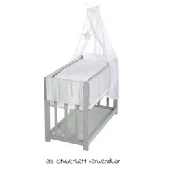 Roba 3in1 Stubenbett, Beistellbett, Bank & Textile-Ausstattung - Sternenzauber Grau - Taupe -Wohnen & Schlafen Verkäufe roba 3in1 stubenbett beistellbett bank textile ausstattung sternenzauber grau taupe 289153 tpv235 d3