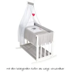 Roba 4in1 Stubenbett, Beistellbett, Wiege und Bank & Textile-Ausstattung - Adam & Eule - Weiß -Wohnen & Schlafen Verkäufe roba 4in1 stubenbett beistellbett wiege und bank textile ausstattung adam eule weiss 289149 wes148 d5