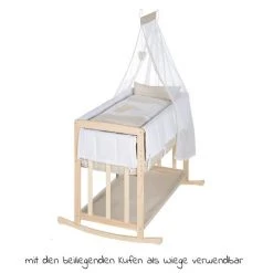 Roba 4in1 Stubenbett, Beistellbett, Wiege und Bank & Textile-Ausstattung - Liebhabär - Natur -Wohnen & Schlafen Verkäufe roba 4in1 stubenbett beistellbett wiege und bank textile ausstattung liebhabar natur 289154 nas105 d5