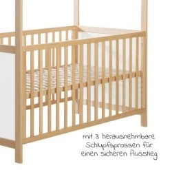 Roba Babybett und Kinderbett in Hausoptik 70 x 140 cm - Natur Weiß 9 Roba Babybett und Kinderbett in Hausoptik 70 x 140 cm - Natur Weiß -Wohnen & Schlafen Verkäufe roba babybett und kinderbett in hausoptik 70 x 140 cm natur weiss 203121 nafs d3