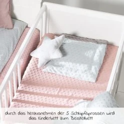 Roba Beistellbett und Kinderbett Hamburg 60 x 120 cm - Weiß -Wohnen & Schlafen Verkäufe roba beistellbett und kinderbett hamburg 60 x 120 cm weiss 0176 w d3