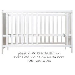Roba Beistellbett und Kinderbett Hamburg 60 x 120 cm - Weiß -Wohnen & Schlafen Verkäufe roba beistellbett und kinderbett hamburg 60 x 120 cm weiss 0176 w d5