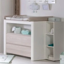 Roba Kinderzimmer Timon mit 3-türigem Schrank, Bett, Wickelkommode - Weiß Luna -Wohnen & Schlafen Verkäufe roba kinderzimmer timon mit 3 turigem schrank bett wickelkommode weiss luna 1012783 d3