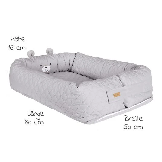 Roba Kuschelnest Baby-Lounge - Roba Style Sammy - Silbergrau 5 Roba Kuschelnest Baby-Lounge - Roba Style Sammy - Silbergrau – Bild 5
