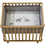 Roba Laufgitter Weiß inkl. Einlage 75 x 100 cm - Fox & Bunny 3 Roba Laufgitter Weiß inkl. Einlage 75 x 100 cm - Fox & Bunny – Bild 3