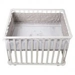 Roba Laufgitter Weiß inkl. Einlage 75 x 100 cm - Fox & Bunny 4 Roba Laufgitter Weiß inkl. Einlage 75 x 100 cm - Fox & Bunny – Bild 4