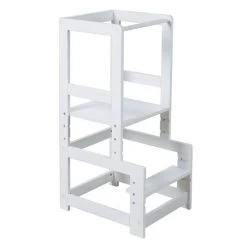 Roba Lernturm 3-fach höhenverstellbar bis 90 kg belastbar - Weiß