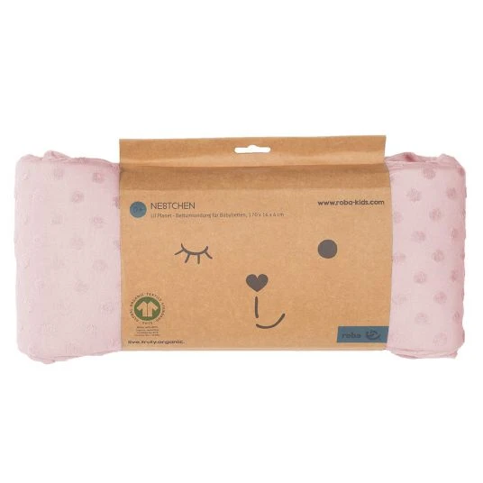 Roba Nestchen Organic 170 x 18 cm - Lil Planet - Rosa Mauve 5 Roba Nestchen Organic 170 x 18 cm - Lil Planet - Rosa Mauve – Bild 5
