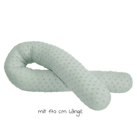 Roba Nestchenschlange Organic 170 cm - Lil Planet - Frosty Green 3 Roba Nestchenschlange Organic 170 cm - Lil Planet - Frosty Green – Bild 3