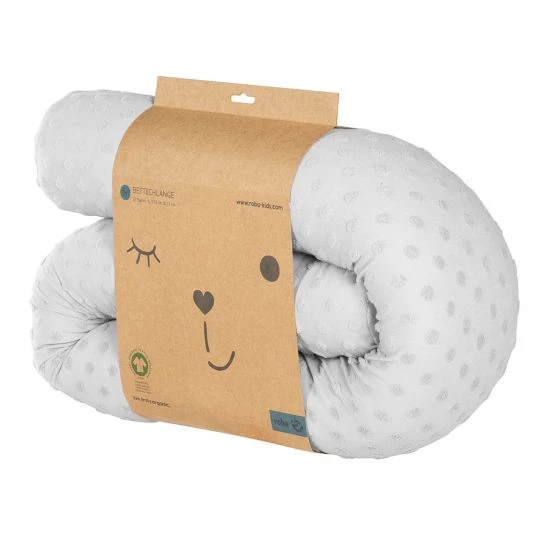 Roba Nestchenschlange Organic 170 cm - Lil Planet - Silbergrau 5 Roba Nestchenschlange Organic 170 cm - Lil Planet - Silbergrau – Bild 5