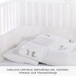 Roba Room Bed Weiß inkl. Zubehör 60 x 120 cm - Fox & Bunny -Wohnen & Schlafen Verkäufe roba room bed weiss inkl zubehor 60 x 120 cm fox bunny 16301 3 s168 d4