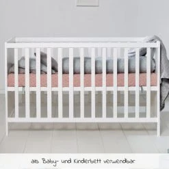 Roba Sparset Kinderzimmer Hamburg mit Bett, Wickelkommode & 2 Canvas Boxen - Weiß -Wohnen & Schlafen Verkäufe roba sparset kinderzimmer hamburg mit bett wickelkommode 2 canvas boxen weiss 1016040 d5
